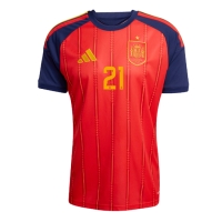 Camiseta España Mikel Oyarzabal #21 Primera Equipación Replica Mundial 2026 mangas cortas